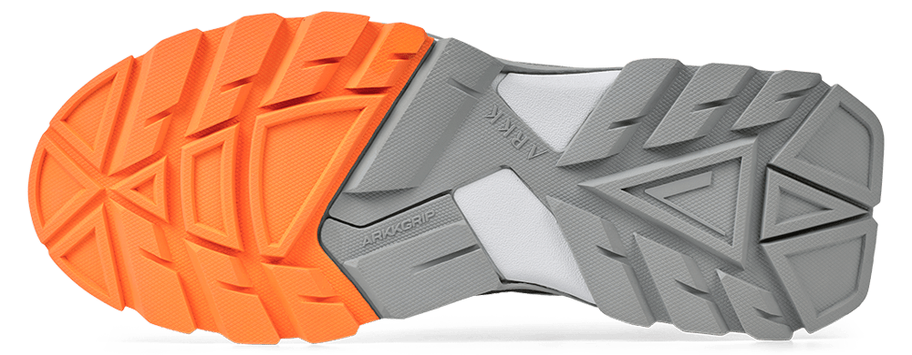 ARKK Collection Duratek Nylon HL TX-22 | Ghost Gray Fall Orange | Men Duratek